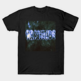 GRATITUDE | COOL TYPOGRAPHY ART T-Shirt